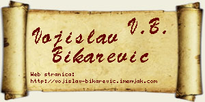 Vojislav Bikarević vizit kartica